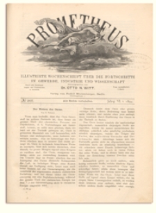 Prometheus : Illustrirte Wochenschrift über die Fortschritte in Gewerbe, Industrie und Wissenschaft. 6. Jahrgang, 1894, Nr 268