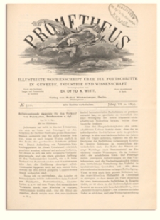 Prometheus : Illustrirte Wochenschrift über die Fortschritte in Gewerbe, Industrie und Wissenschaft. 6. Jahrgang, 1895, Nr 310