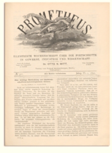 Prometheus : Illustrirte Wochenschrift über die Fortschritte in Gewerbe, Industrie und Wissenschaft. 6. Jahrgang, 1895, Nr 311