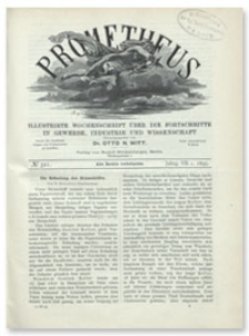 Prometheus : Illustrirte Wochenschrift über die Fortschritte in Gewerbe, Industrie und Wissenschaft. 7. Jahrgang, 1895, Nr 321