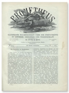 Prometheus : Illustrirte Wochenschrift über die Fortschritte in Gewerbe, Industrie und Wissenschaft. 7. Jahrgang, 1895, Nr 323