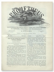 Prometheus : Illustrirte Wochenschrift über die Fortschritte in Gewerbe, Industrie und Wissenschaft. 7. Jahrgang, 1896, Nr 340