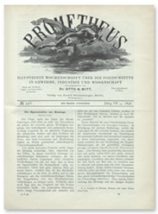 Prometheus : Illustrirte Wochenschrift über die Fortschritte in Gewerbe, Industrie und Wissenschaft. 7. Jahrgang, 1896, Nr 346