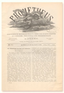 Prometheus : Illustrirte Wochenschrift über die Fortschritte in Gewerbe, Industrie und Wissenschaft. 8. Jahrgang, 1896, Nr 365