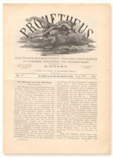 Prometheus : Illustrirte Wochenschrift über die Fortschritte in Gewerbe, Industrie und Wissenschaft. 8. Jahrgang, 1896, Nr 376