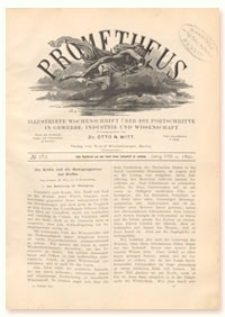 Prometheus : Illustrirte Wochenschrift über die Fortschritte in Gewerbe, Industrie und Wissenschaft. 8. Jahrgang, 1897, Nr 383
