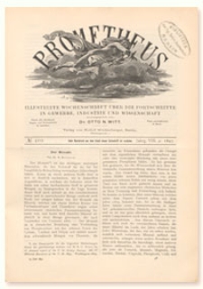 Prometheus : Illustrirte Wochenschrift über die Fortschritte in Gewerbe, Industrie und Wissenschaft. 8. Jahrgang, 1897, Nr 402