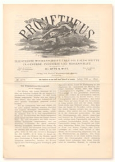 Prometheus : Illustrirte Wochenschrift über die Fortschritte in Gewerbe, Industrie und Wissenschaft. 8. Jahrgang, 1897, Nr 405