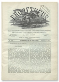 Prometheus : Illustrirte Wochenschrift über die Fortschritte in Gewerbe, Industrie und Wissenschaft. 9. Jahrgang, 1897, Nr 418