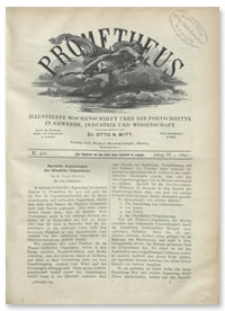 Prometheus : Illustrirte Wochenschrift über die Fortschritte in Gewerbe, Industrie und Wissenschaft. 9. Jahrgang, 1897, Nr 421