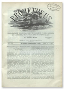 Prometheus : Illustrirte Wochenschrift über die Fortschritte in Gewerbe, Industrie und Wissenschaft. 9. Jahrgang, 1897, Nr 423