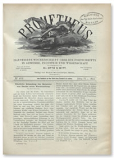 Prometheus : Illustrirte Wochenschrift über die Fortschritte in Gewerbe, Industrie und Wissenschaft. 9. Jahrgang, 1897, Nr 425