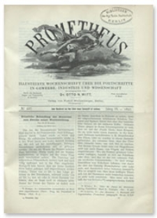 Prometheus : Illustrirte Wochenschrift über die Fortschritte in Gewerbe, Industrie und Wissenschaft. 9. Jahrgang, 1897, Nr 427