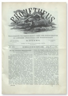 Prometheus : Illustrirte Wochenschrift über die Fortschritte in Gewerbe, Industrie und Wissenschaft. 9. Jahrgang, 1898, Nr 439