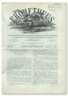 Prometheus : Illustrirte Wochenschrift über die Fortschritte in Gewerbe, Industrie und Wissenschaft. 9. Jahrgang, 1898, Nr 441