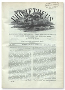 Prometheus : Illustrirte Wochenschrift über die Fortschritte in Gewerbe, Industrie und Wissenschaft. 9. Jahrgang, 1898, Nr 443