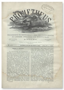Prometheus : Illustrirte Wochenschrift über die Fortschritte in Gewerbe, Industrie und Wissenschaft. 9. Jahrgang, 1898, Nr 453