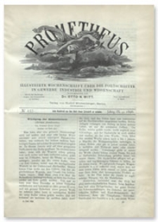 Prometheus : Illustrirte Wochenschrift über die Fortschritte in Gewerbe, Industrie und Wissenschaft. 9. Jahrgang, 1898, Nr 455