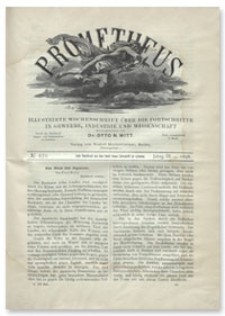 Prometheus : Illustrirte Wochenschrift über die Fortschritte in Gewerbe, Industrie und Wissenschaft. 9. Jahrgang, 1898, Nr 459