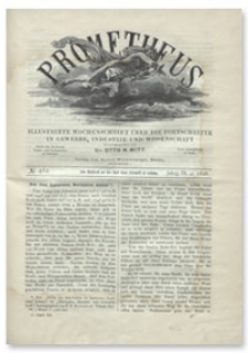 Prometheus : Illustrirte Wochenschrift über die Fortschritte in Gewerbe, Industrie und Wissenschaft. 9. Jahrgang, 1898, Nr 462