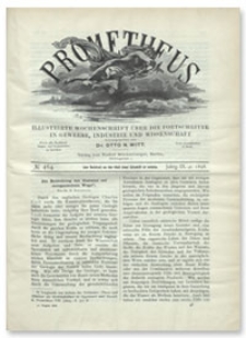 Prometheus : Illustrirte Wochenschrift über die Fortschritte in Gewerbe, Industrie und Wissenschaft. 9. Jahrgang, 1898, Nr 464