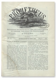 Prometheus : Illustrirte Wochenschrift über die Fortschritte in Gewerbe, Industrie und Wissenschaft. 10. Jahrgang, 1898, Nr 473