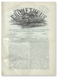Prometheus : Illustrirte Wochenschrift über die Fortschritte in Gewerbe, Industrie und Wissenschaft. 10. Jahrgang, 1899, Nr 484