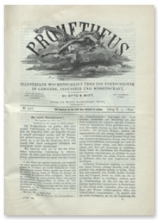 Prometheus : Illustrirte Wochenschrift über die Fortschritte in Gewerbe, Industrie und Wissenschaft. 10. Jahrgang, 1899, Nr 495