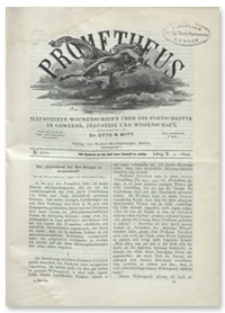 Prometheus : Illustrirte Wochenschrift über die Fortschritte in Gewerbe, Industrie und Wissenschaft. 10. Jahrgang, 1899, Nr 500