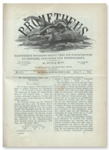 Prometheus : Illustrirte Wochenschrift über die Fortschritte in Gewerbe, Industrie und Wissenschaft. 10. Jahrgang, 1899, Nr 505