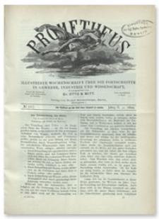 Prometheus : Illustrirte Wochenschrift über die Fortschritte in Gewerbe, Industrie und Wissenschaft. 10. Jahrgang, 1899, Nr 507
