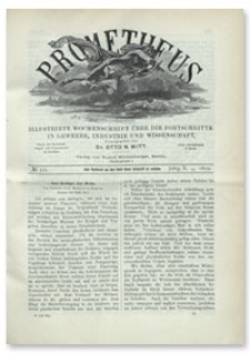 Prometheus : Illustrirte Wochenschrift über die Fortschritte in Gewerbe, Industrie und Wissenschaft. 10. Jahrgang, 1899, Nr 511
