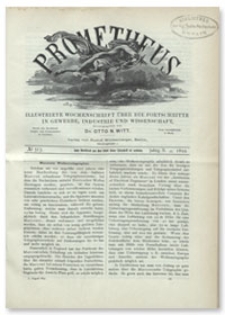 Prometheus : Illustrirte Wochenschrift über die Fortschritte in Gewerbe, Industrie und Wissenschaft. 10. Jahrgang, 1899, Nr 513