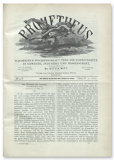 Prometheus : Illustrirte Wochenschrift über die Fortschritte in Gewerbe, Industrie und Wissenschaft. 10. Jahrgang, 1899, Nr 518