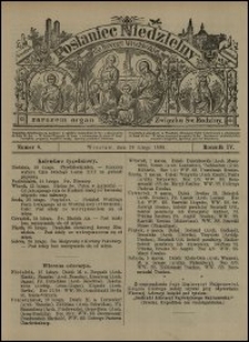 Posłaniec Niedzielny dla Dyecezyi Wrocławskiej. R. 4, 1898, nr 8
