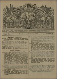 Posłaniec Niedzielny dla Dyecezyi Wrocławskiej. R. 4, 1898, nr 17