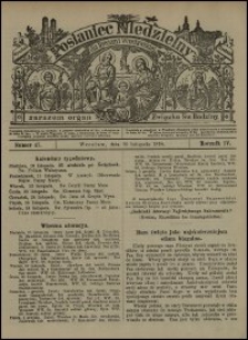 Posłaniec Niedzielny dla Dyecezyi Wrocławskiej. R. 4, 1898, nr 47