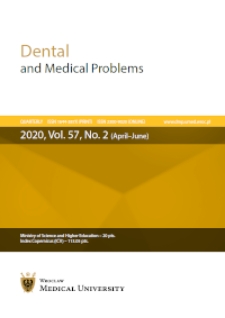 Dental and Medical Problems, 2020, Vol. 57, nr 2