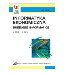Spis treści [Informatyka Ekonomiczna = Business Informatics, 2020, Nr 2 (56)]