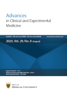 Advances in Clinical and Experimental Medicine, Vol. 29, 2020, nr 8