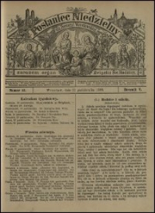 Posłaniec Niedzielny dla Dyecezyi Wrocławskiej. R. 5, 1899, nr 43