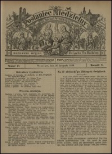 Posłaniec Niedzielny dla Dyecezyi Wrocławskiej. R. 5, 1899, nr 48