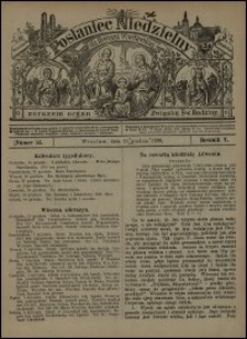 Posłaniec Niedzielny dla Dyecezyi Wrocławskiej. R. 5, 1899, nr 52