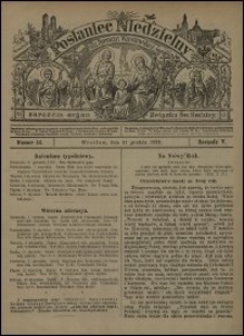 Posłaniec Niedzielny dla Dyecezyi Wrocławskiej. R. 5, 1899, nr 53