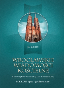 Wrocławskie Wiadomości Kościelne. R. 72 (2019), nr 2