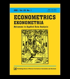 Spis treści [Econometrics = Ekonometria, 2021, Vol. 25, No. 1]