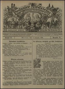 Posłaniec Niedzielny dla Dyecezyi Wrocławskiej. R. 6, 1900, nr 32