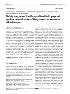 Safety analysis of the Żelazny Most tailings pond: qualitative evaluation of the preventive measures effectiveness