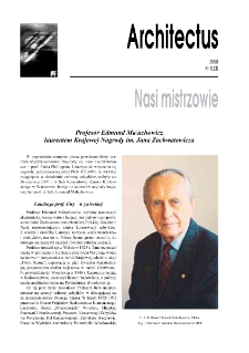 Profesor Edmund Małachowicz laureatem Krajowej Nagrody im. Jana Zachwatowicza