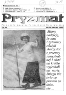 Pryzmat : Pismo Informacyjne Politechniki Wrocławskiej. 16-28 lutego 1995, nr 45